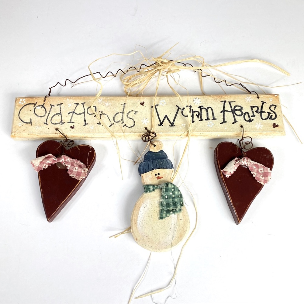 Christmas Wooden Hanging Decoration HandPainted